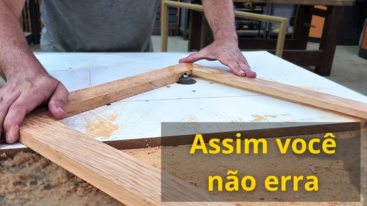 Rebaixo para molduras com tupia um jeito simples e sem erros