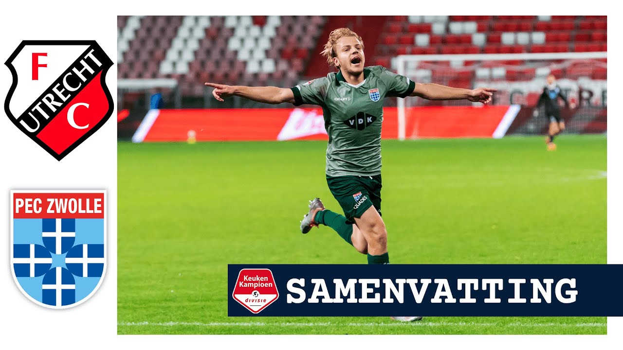 Samenvatting Jong FC Utrecht - PEC Zwolle  | Keuken Kampioen Divisie