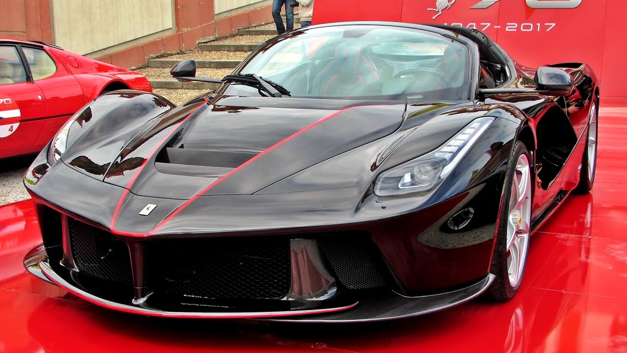 Ferrari LaFerrari Aperta V12 SOUND - LOUD Cold Start, REVS & Electric Mode Driving!