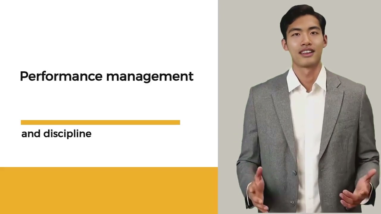 Performance management and discipline