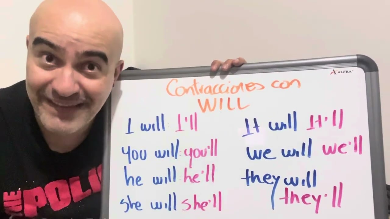 Cómo pronunciar las contracciones de WILL del futuro en INGLÉS