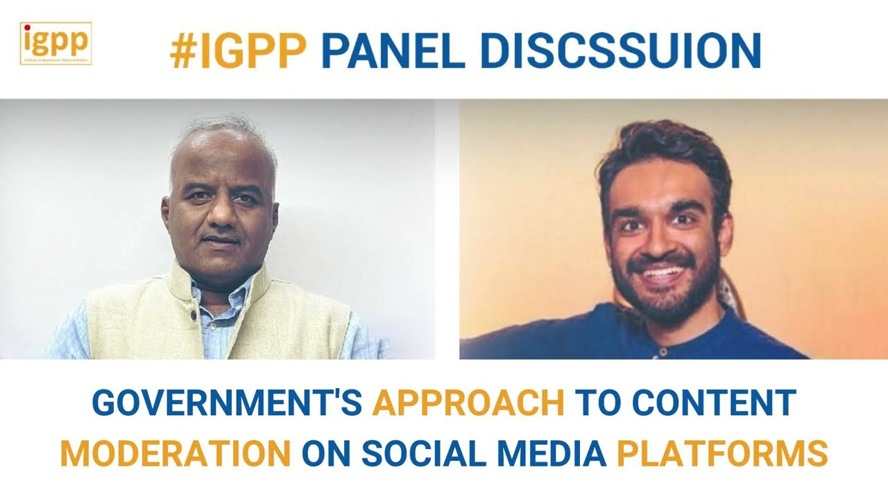 Government's approach to content moderation on social media platforms