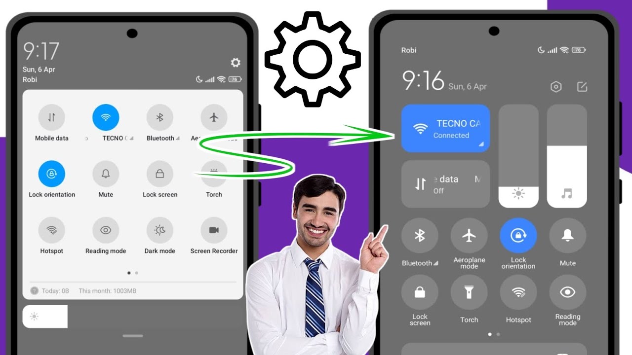Redmi 15c Control Center Settings | Change Control Center On Redmi 15C Enable HyperOS Control Center
