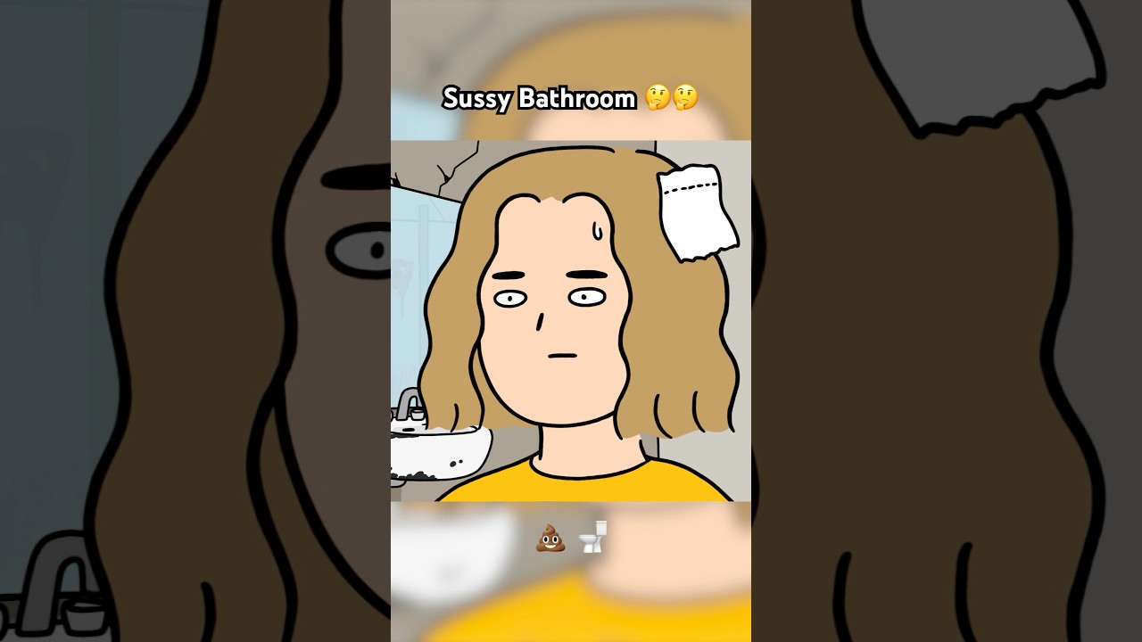 Sussy Bathroom 💩 #sus #sussy #bathroom #school #funny