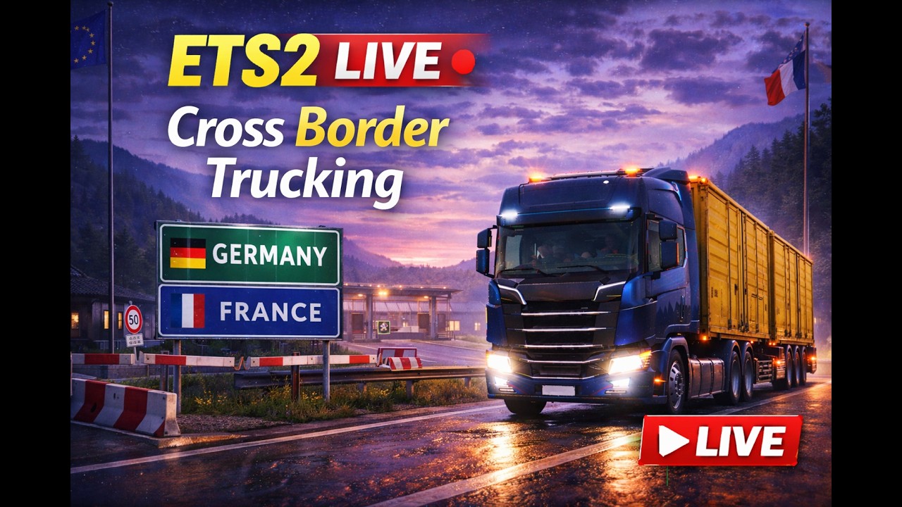 🌍 ETS2 LIVE | Cross Border Trucking | PC GAMEPLAY