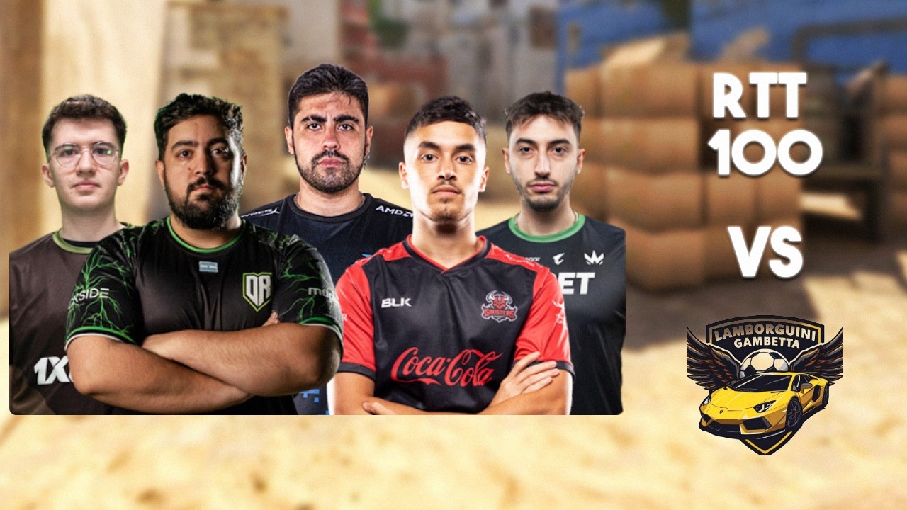¿SE PUDRIÓ TODO CON EL TEAM? | RTT100 vs Lamborguini Gambeta | ESEA League