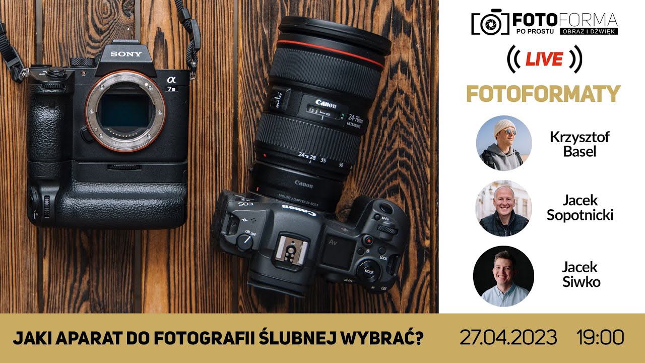 Jaki aparat do fotografii ślubnej? z @niezleaparaty