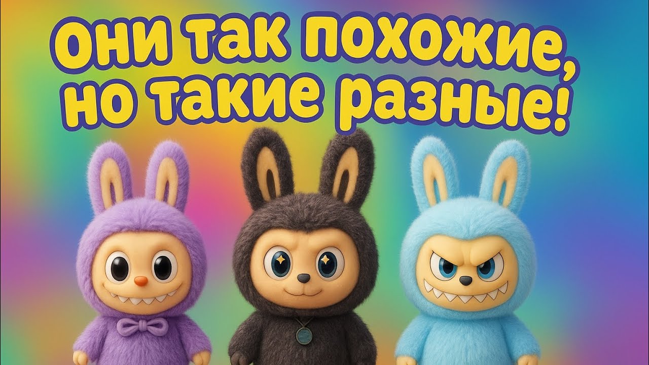 Лабубу такие похожие… но такие разные! 😳✨ Хобби, которые тебя удивят! #labubu #trending 