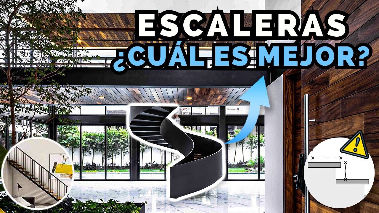Tipos de ESCALERAS ✅, medidas y consejos ESENCIALES ¡Evita ERRORES!