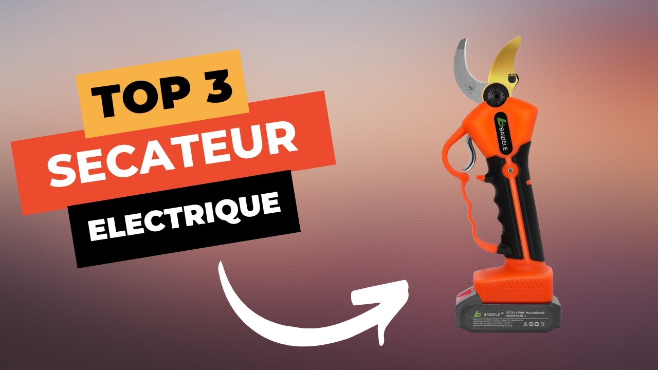 TOP 3 : Meilleur Sécateur Électrique 2025 🔥