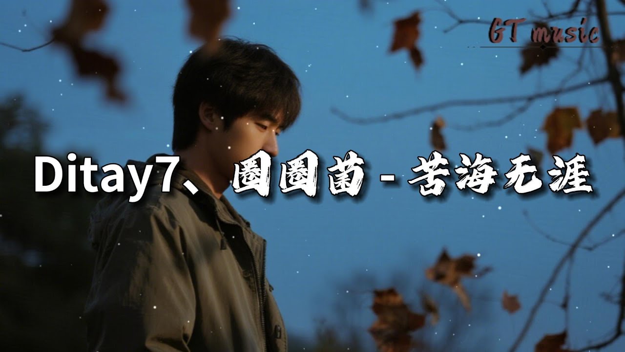 Ditay7、圈圈菌 - 苦海无涯『为何相爱的人 偏偏要 输给 年少的笨，为何相爱的人 总是相逢却又错过一生。』【动态歌词MV】