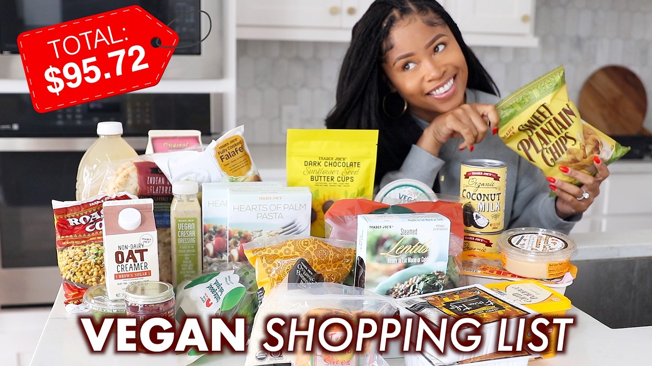 Всё, что я покупаю в Trader Joe's, будучи веганом 🌱 (мои реальные еженедельные покупки)