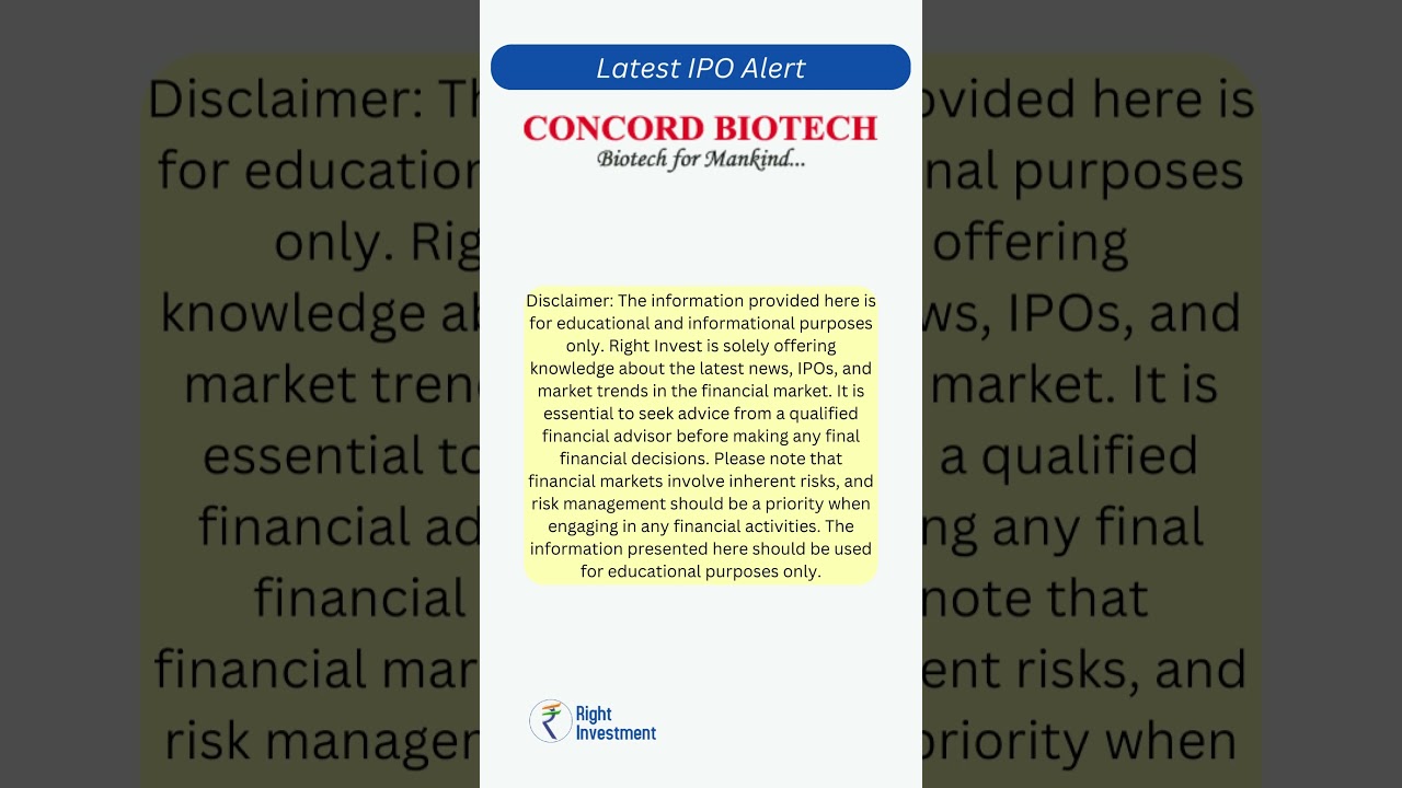 Concord Biotech IPO: Unveiling India's Next Biopharma Success Story!