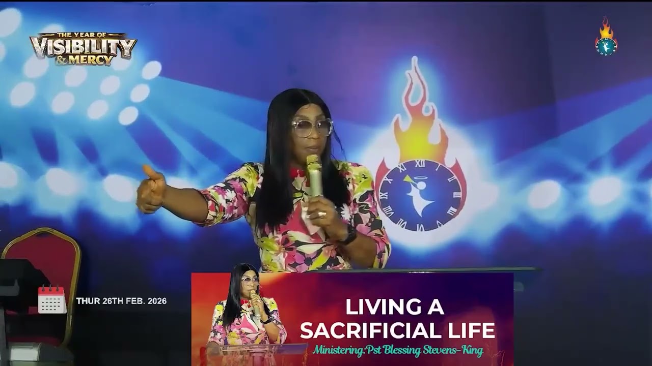 Your Sacrifice is your worship to the Lord;