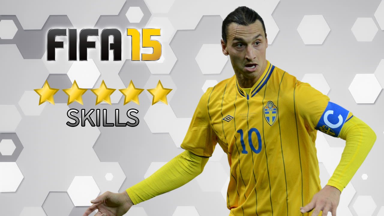 ZLATAN IBRAHIMOVIC FIFA 15 - 5 STAR SKILL MOVES!?
