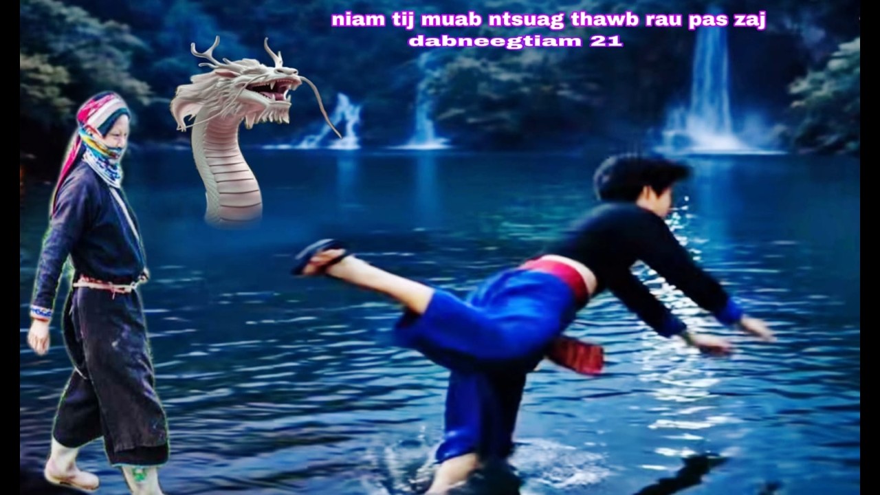 niam tij thawb ntsuag poob rau pas zaj ( QUB DAB NEEG )