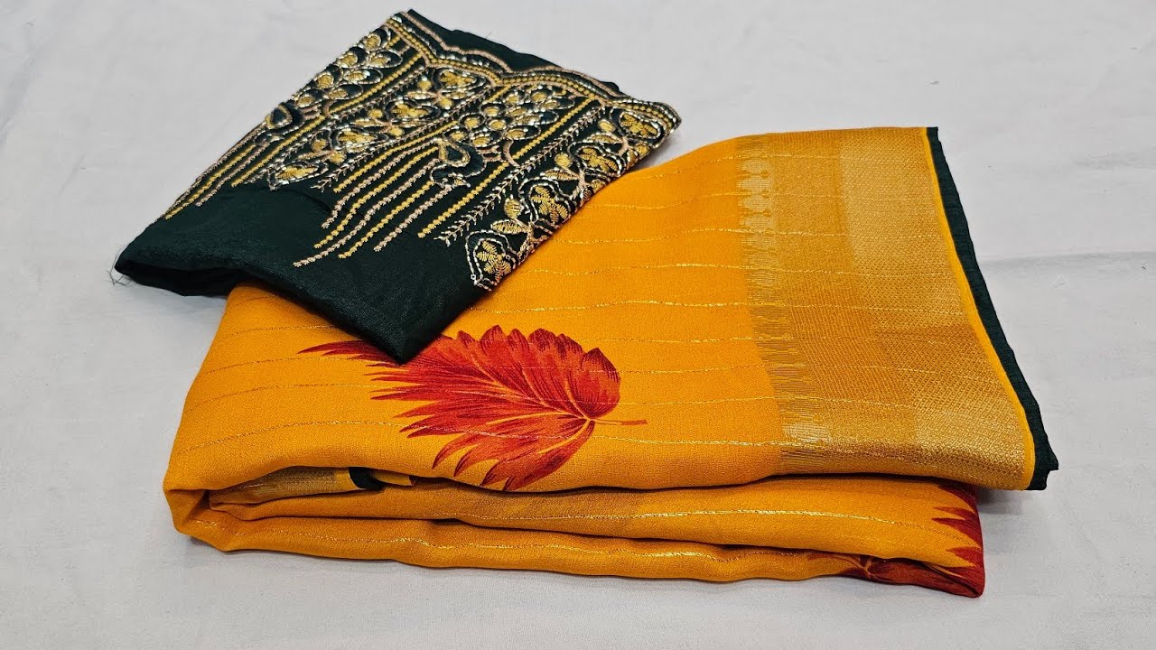 🔥न्यू सॉफ्ट ब्रासो साड़ी🔥9313419498#Brasso saree#sadi#sarees#साड़ी#sasti sadi#new sarees