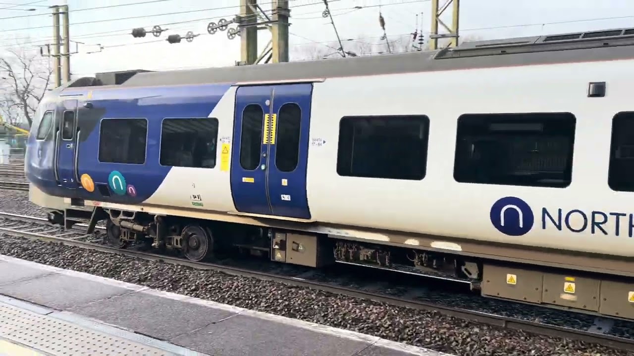 Northern rail service class 331020 & Class 331017 Blackpool North to Manchester Airport