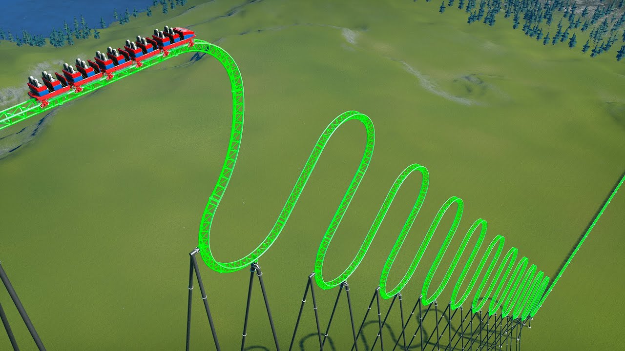 Waves Down Roller Coaster #2 – Planet Coaster