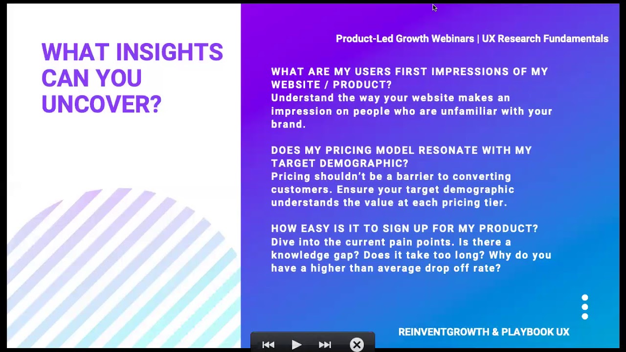 UX Research Fundamentals | A Webinair