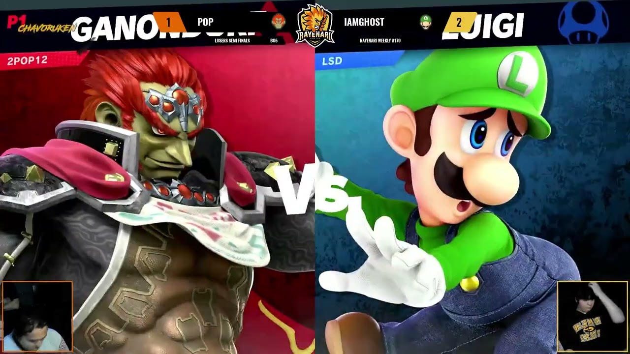 Rayenari Weekly 170 - Losers Semi Final - Pop Vs. IamGhost - SSBU