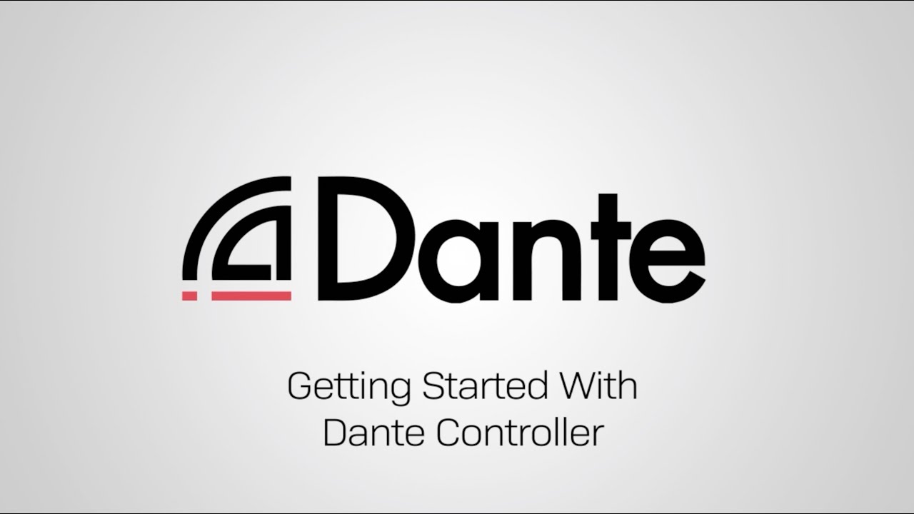 Начало работы с контроллером Dante