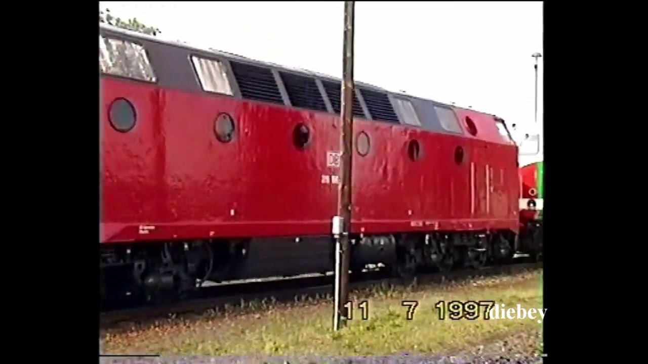 Lokzug nach Cranzahl zum 100. Geburtstag der Fichtelbergbahn 1997