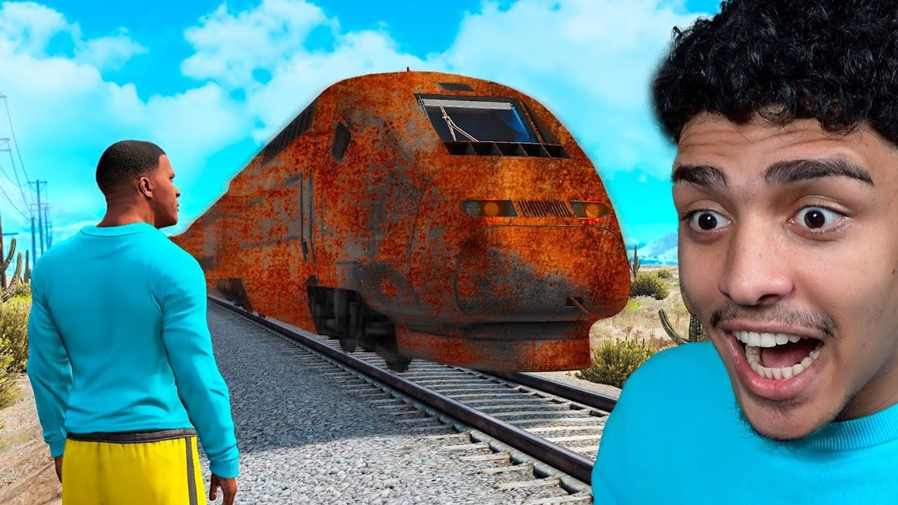 ENCONTR&Eacute; el SUPER TREN ABANDONADO en GTA!!!