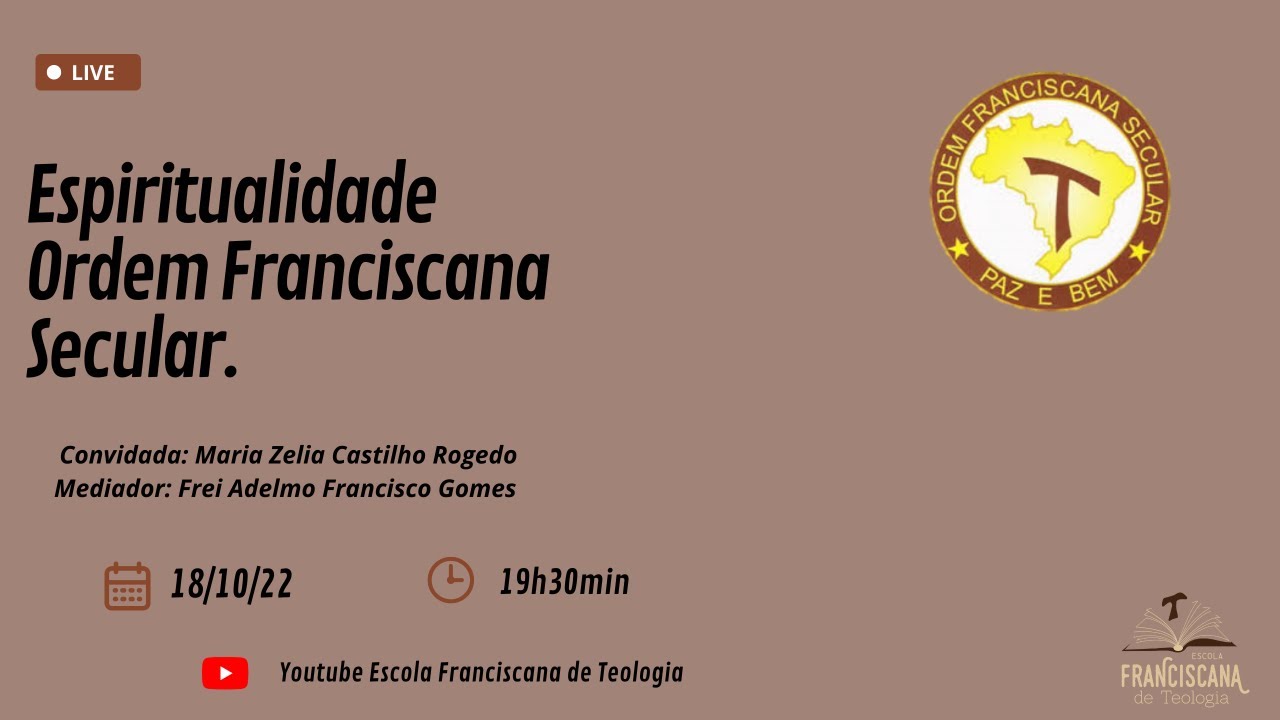 Espiritualidade Ordem Franciscana Secular - OFS.