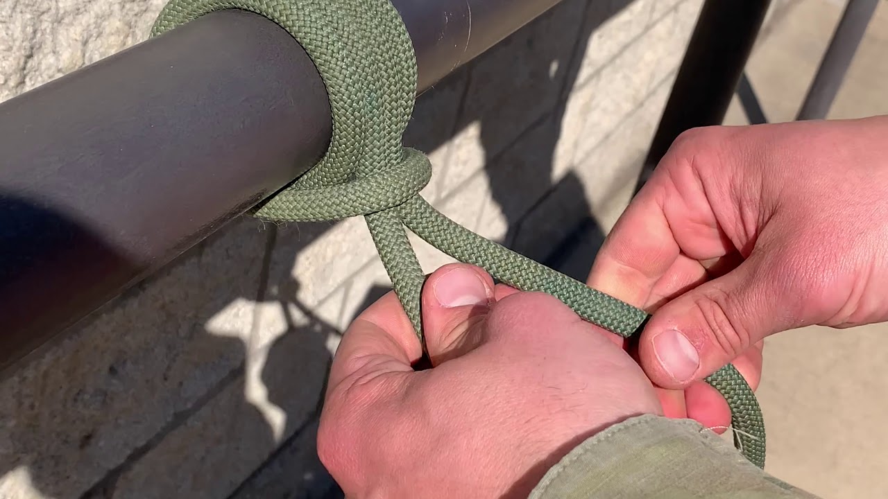 Sapper Knots Tutorial: End of the Rope Prusik