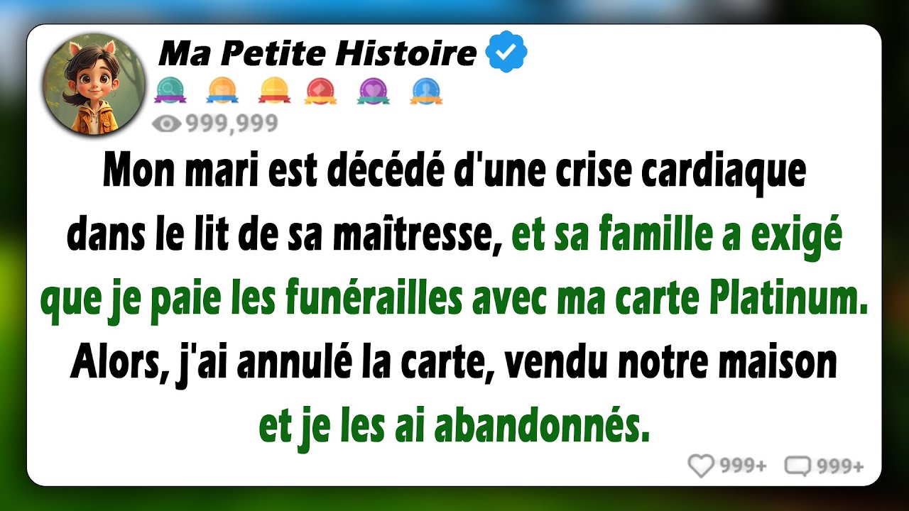 Mon mari est d*cédé dans le lit de sa maîtresse. Sa famille a exigé ma carte bancaire. Je l’ai...