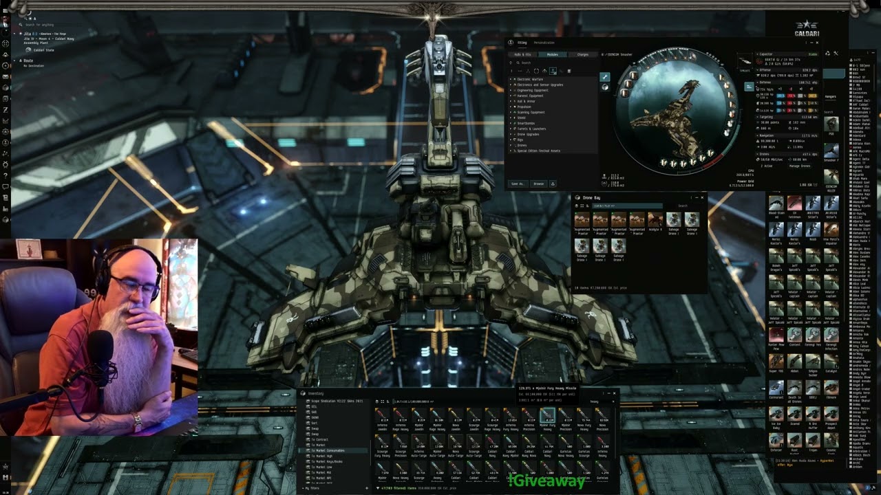 Trying Rattlesnake Builds For Ratting  - EVE Online 2499