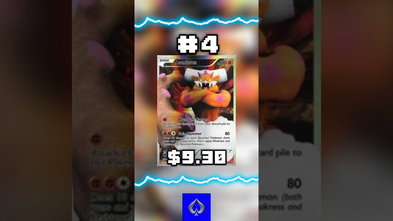 Top 5 Landorus Pok&eacute;mon Cards #pokemon #pokemoncards #shorts