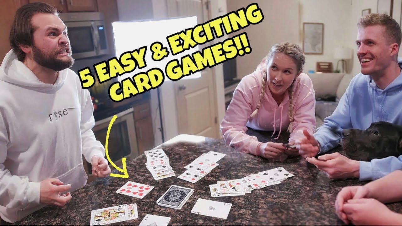 5 MORE EXCITING and EASY-TO-LEARN CARD GAMES!!
