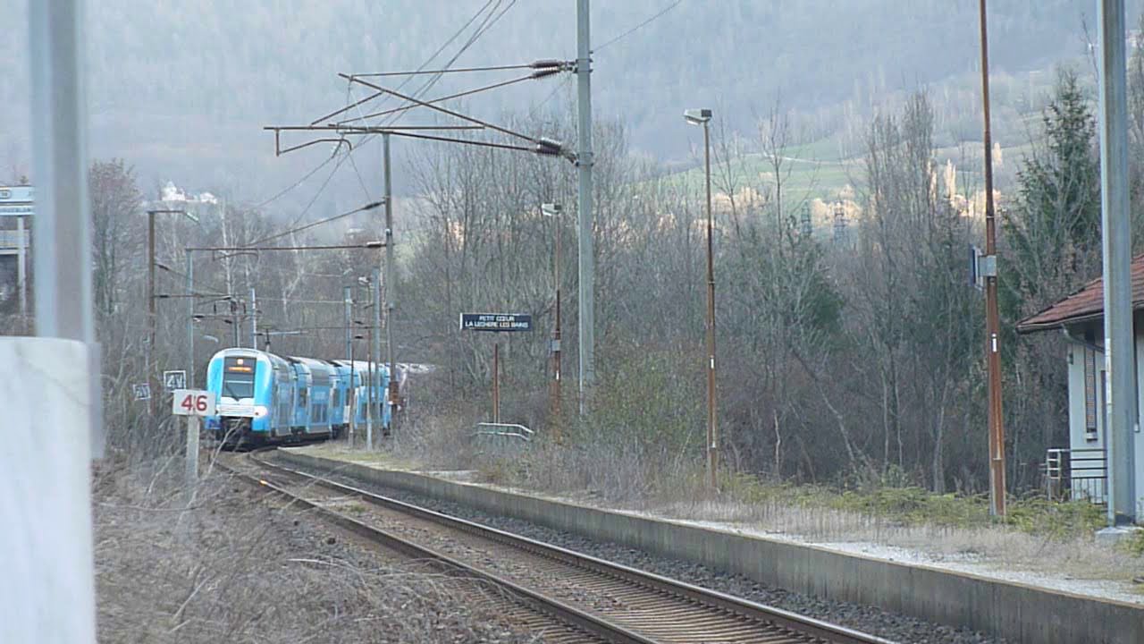 Les trains de la Tarentaise - Halte de Petit-Coeur