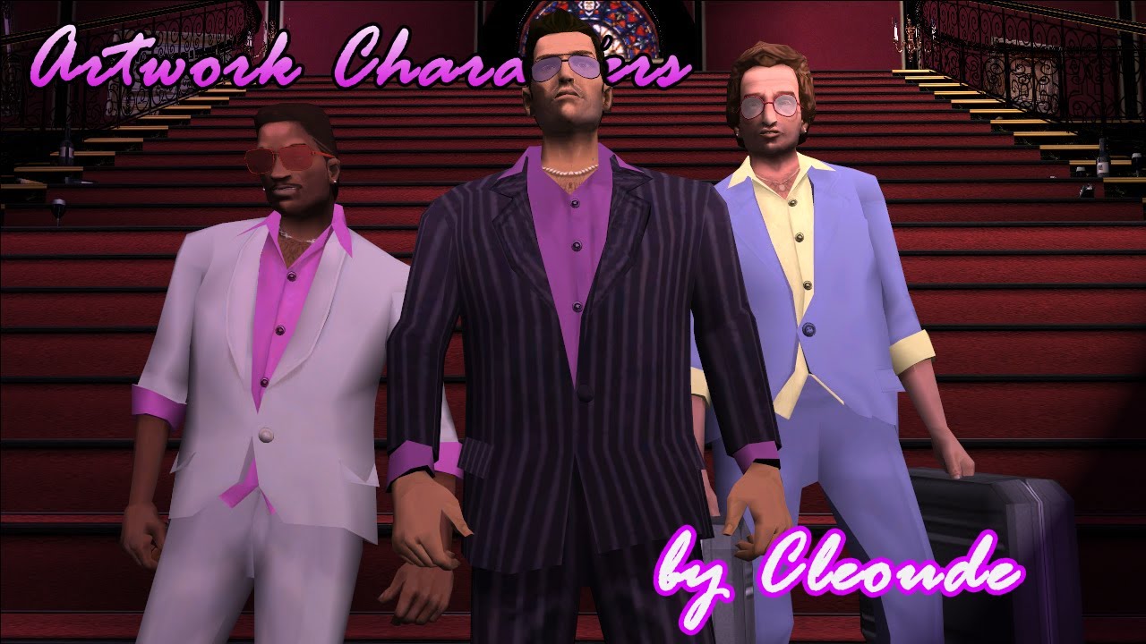 GTA Vice City Artwork Characters