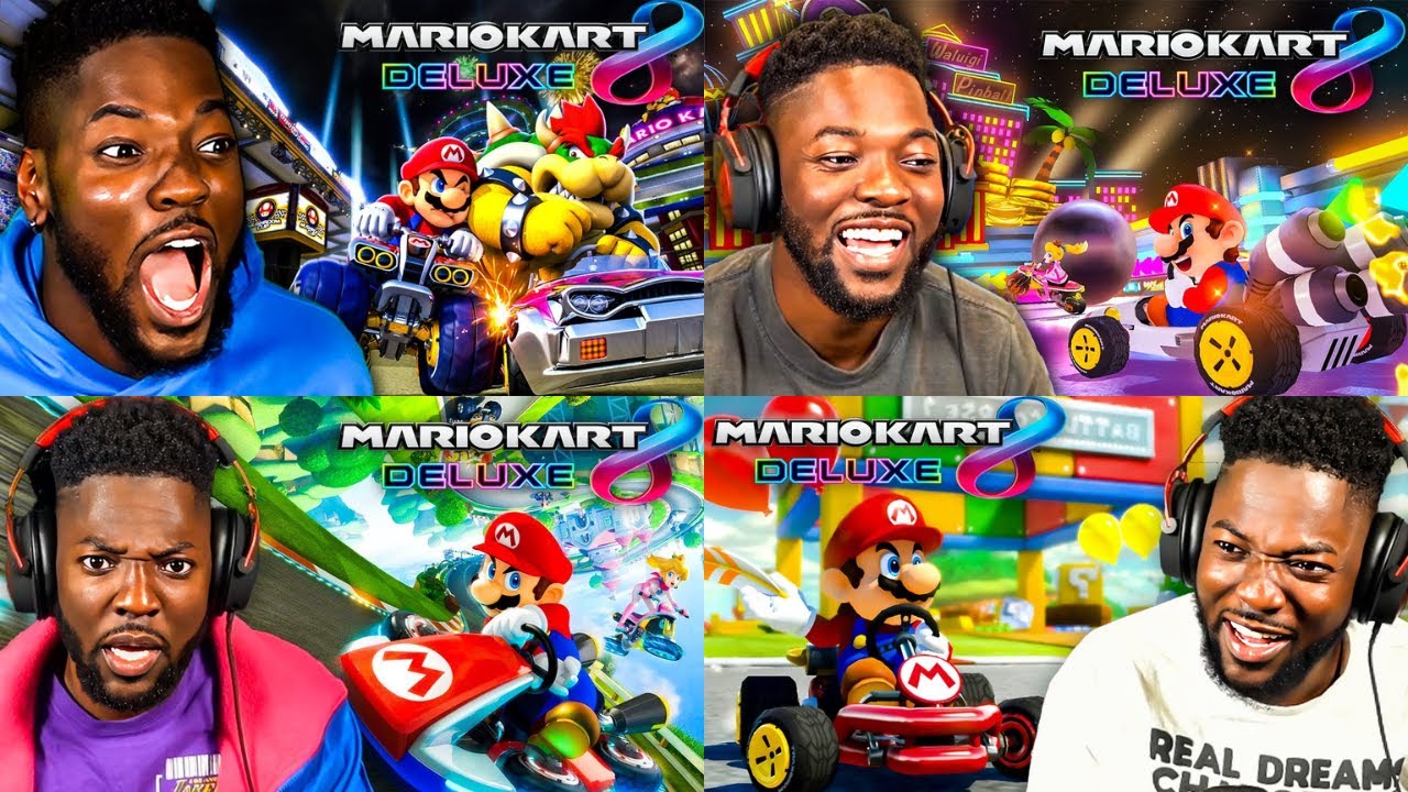 RDCWORLD MARIO KART 8 DELUXE COMPILATION : (MARKS POV PART 1)