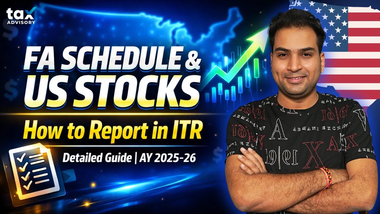 How to Declare Foreign Assets in ITR | ITR Filling for US Stocks | US Stock Market Taxation