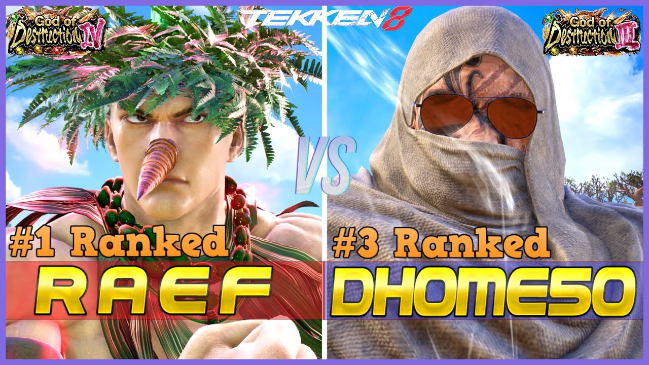 T8 ▰ RAEF (#1 Ranked Jin) Vs DHOME50HBK (#3 Ranked Fahkumram) ▰ Tekken 8 High Level Gameplay