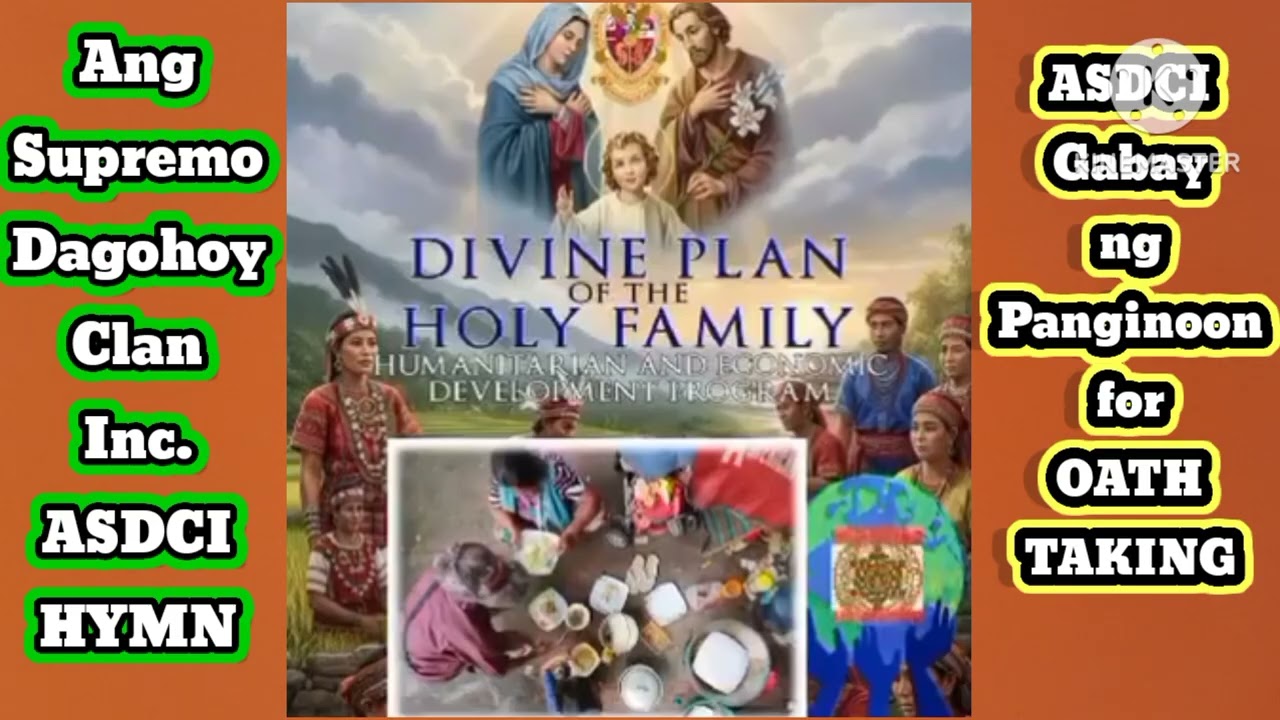 Ang Supremo Dagohoy Clan Inc. ASDCI Hymn, GABAY NG PANGINOON with Lyrics for OATH TAKING CEREMONY.