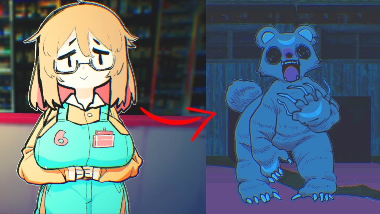 This Innocent Cashier is SECRETLY A BEAR...