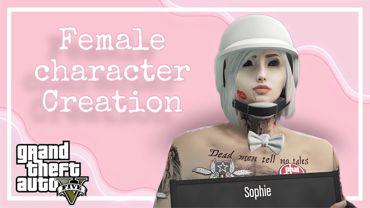 Gta 5 online | Female character creation | White skin ♡