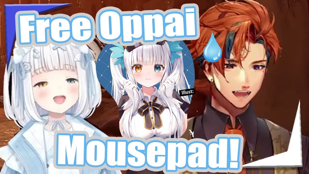 Roberu and Mea finally cleared Chained Together and Roberu gets Mea's oppai mousepad for free【ENSub】