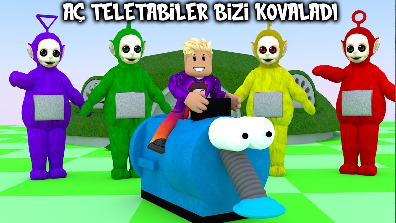 Aç Teletabiler Bizi Kovaladı | Roblox Hungry Tubbies