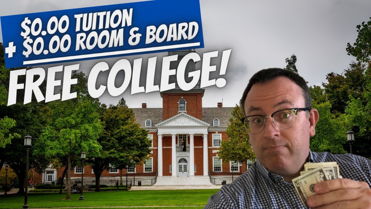 TUITION FREE COLLEGE DEGREE (part 2): These schools are free tuition AND free room & board!