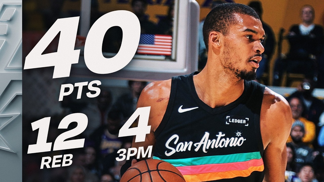 Wembanyama Drops 40 PTS In 3 QTRS In LA 😤 | February 10, 2026