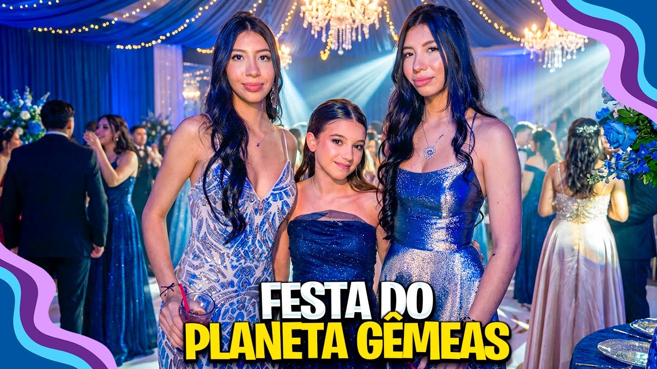 MOSTREI TUDO DA FESTA DO PLANETA DAS GÊMEAS - NÃO ERA PRA TER APARECIDO ISSO...
