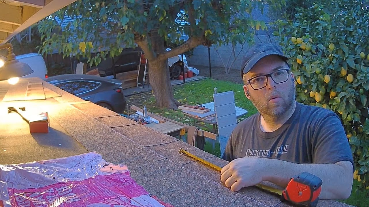 [workshop build-out - pt04] i'm an idiot, but i manage to get the walls and roof up on the shed!