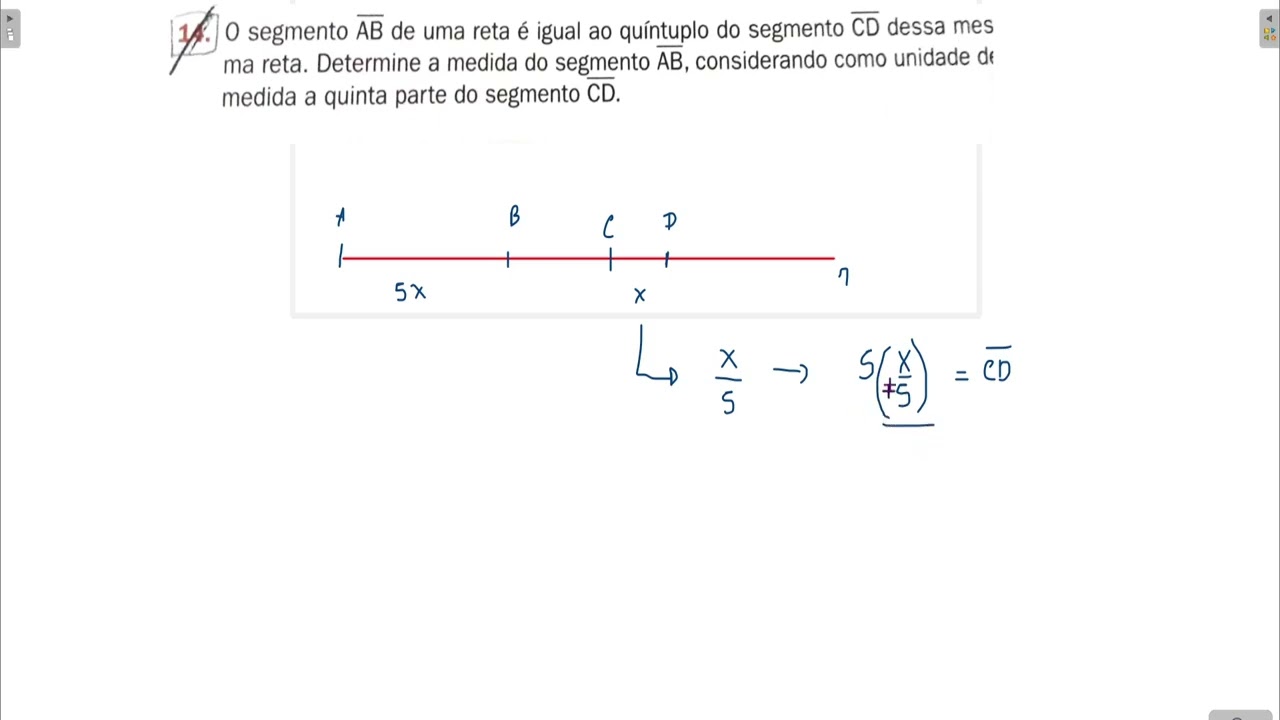 FME - Vol 9 - Ex: 14 (Segmentos de Reta)