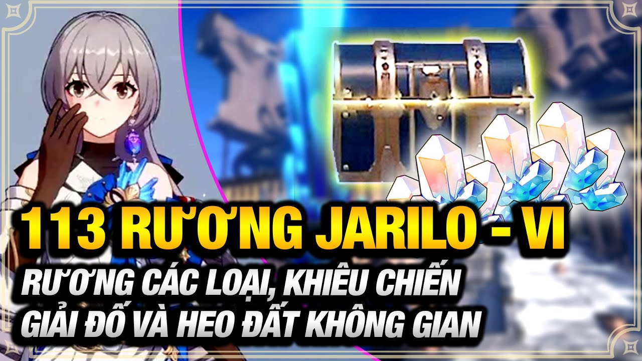 Tất Cả 113 Rương, Giải Đố, Khiêu Chiến và Heo Đất Không Gian Tại Map Jarilo VI